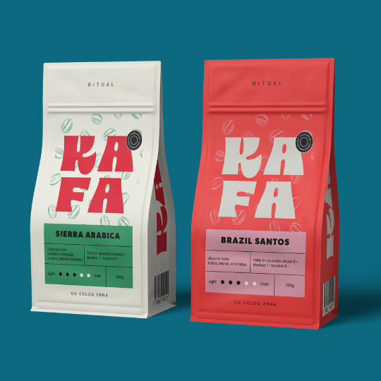 Kafa kivi print dizajn kutije ambalaže proizvodnja